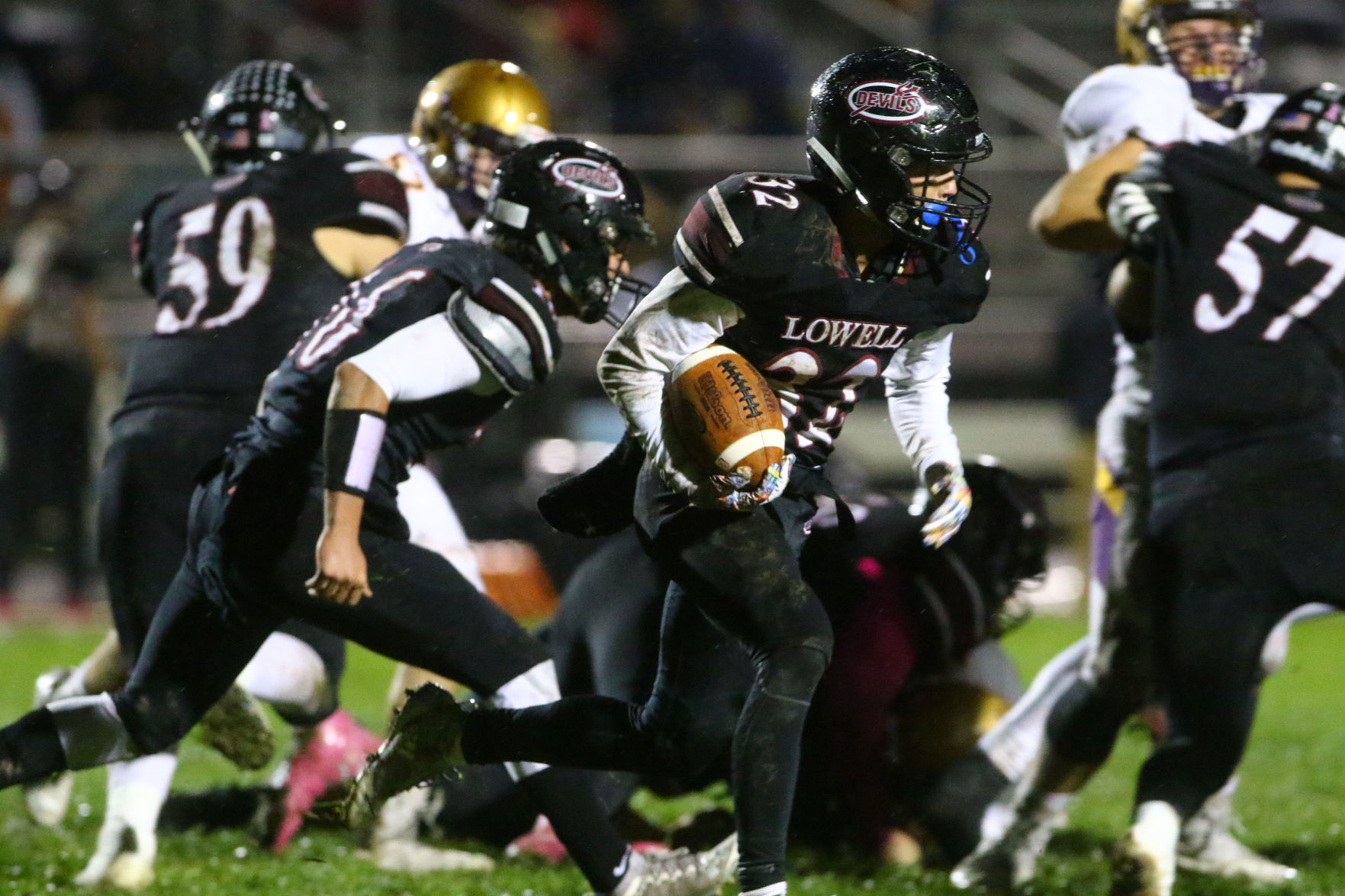 Gallery: Hobart at Lowell football